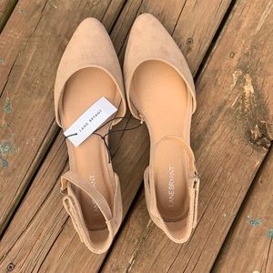 Lane Bryant khaki ankle strap shoes NWT size 11w